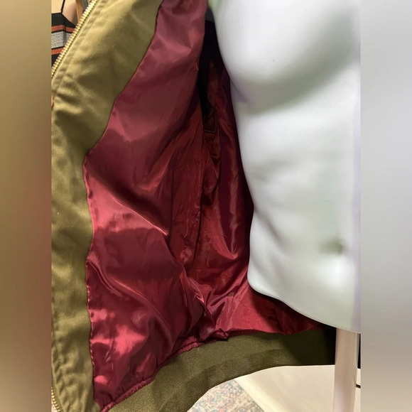 FIVE-FOUR Men’s Olive green full zip jacket size L - Picture 11 of 16